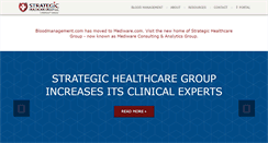 Desktop Screenshot of bloodmanagement.com